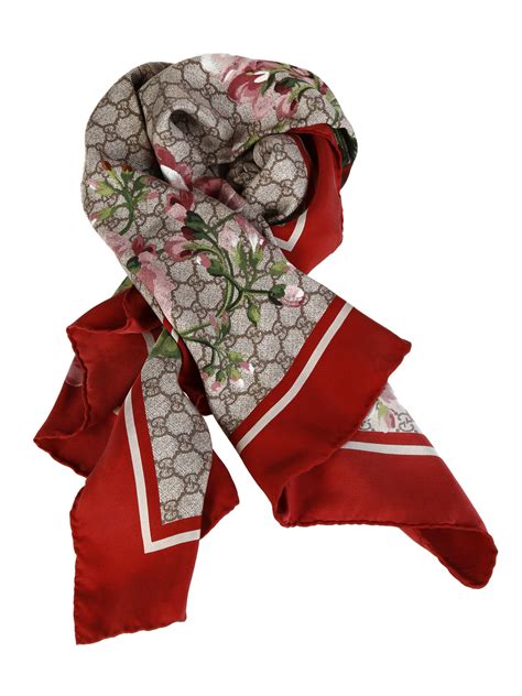 gucci bloom silk scarf|gucci scarf cheap.